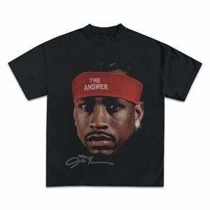 Allen Iverson Tshirt  Rare The Answer Rap Tee Graphic Tee